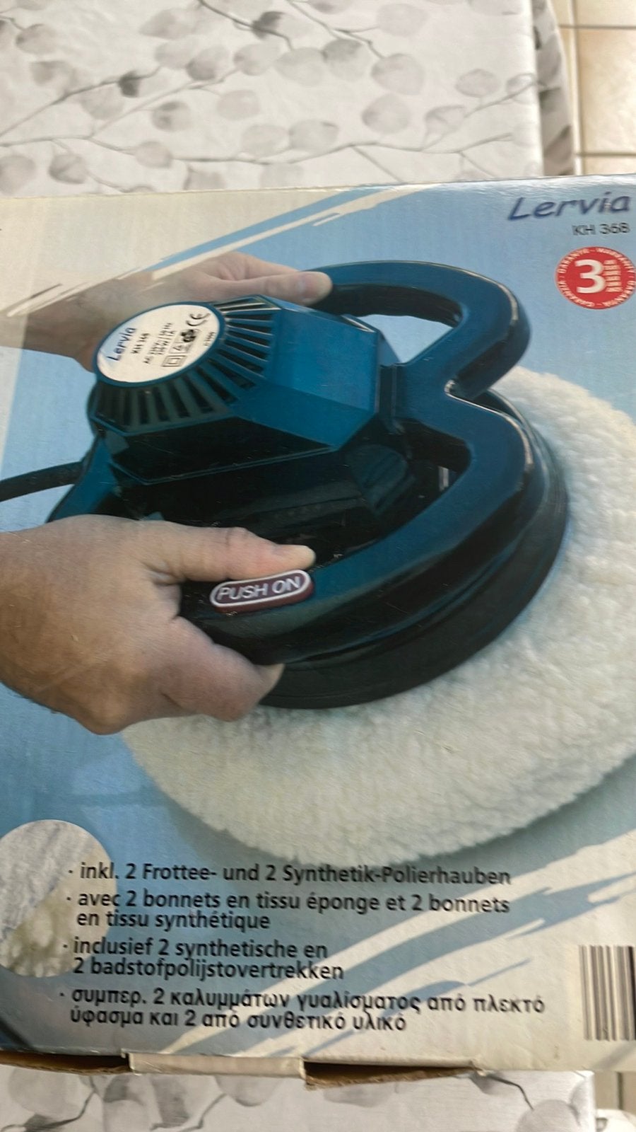 Boenmachine, Ophalen