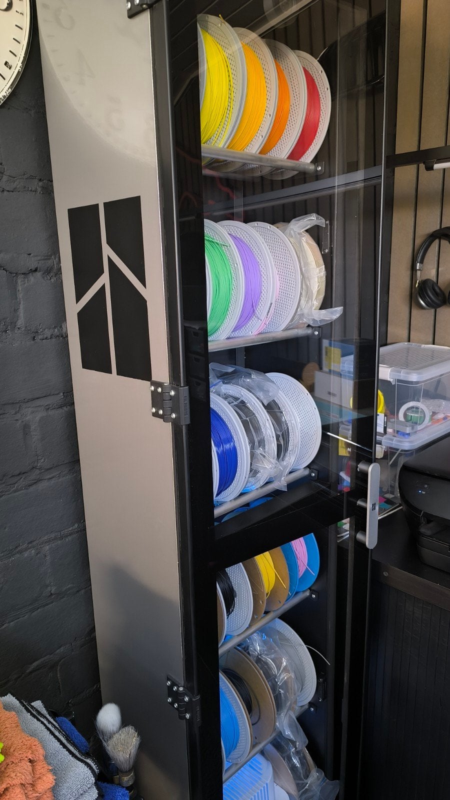 Bambu lab filament kast, Ophalen, Zo goed als nieuw, Filament