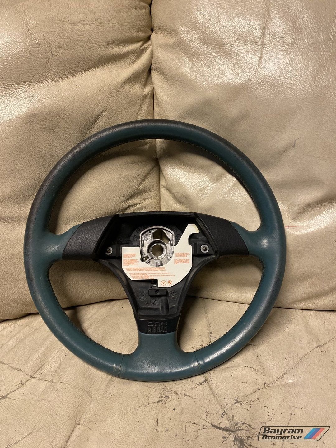Bmw E36 stuur leder sportstuur 3-serie nfl coupe sedan compq, Auto-onderdelen, Gebruikt, -, -, Ophalen of Verzenden