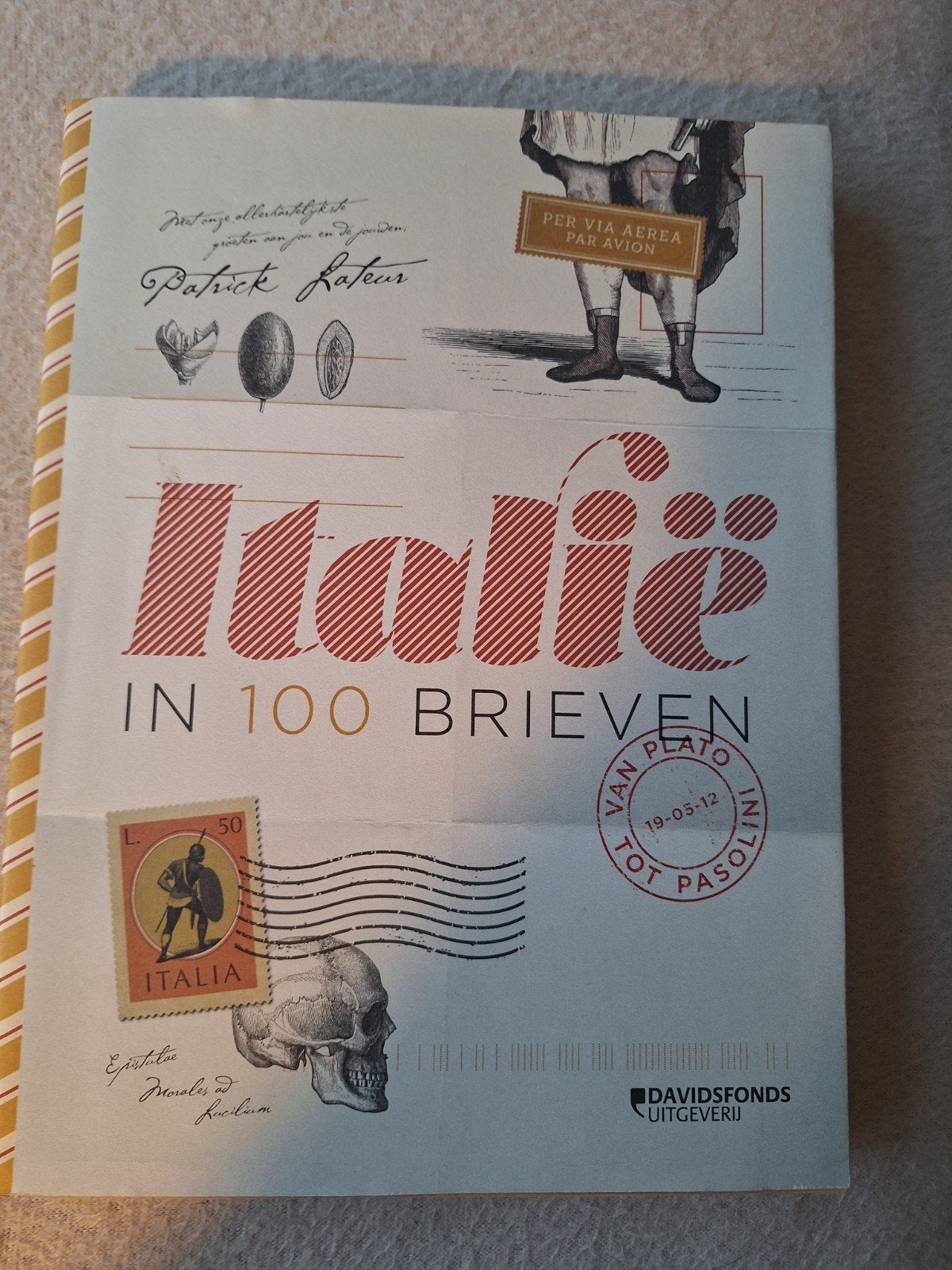 Patrick Lateur - Italie in 100 brieven, Ophalen of Verzenden, Gelezen, Patrick Lateur