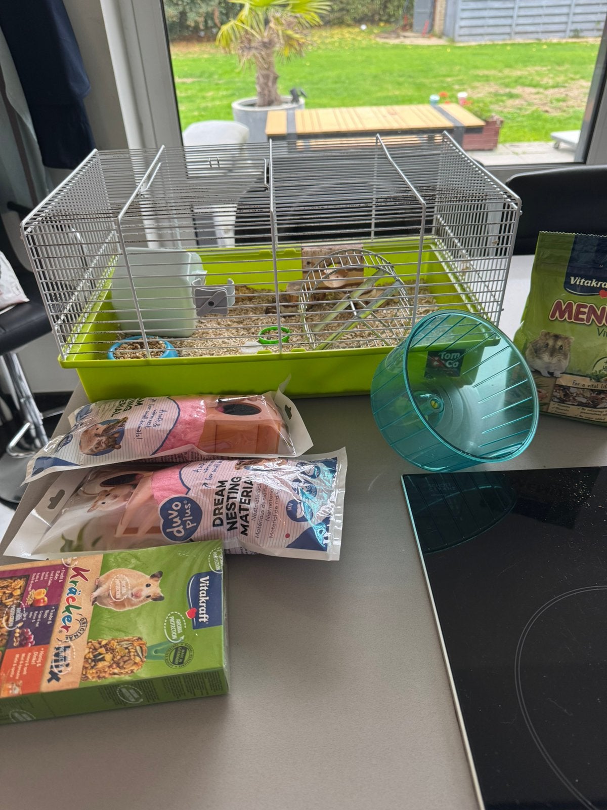 Cage hamster et accessoires, Animaux & Accessoires, Enlèvement, Comme neuf, Cage, Hamster