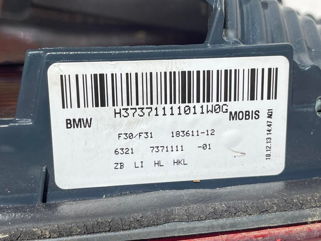 Feu arriere gauche BMW F30 F31 6321 7371111   01, Autos : Pièces & Accessoires, Enlèvement, Utilisé, BMW
