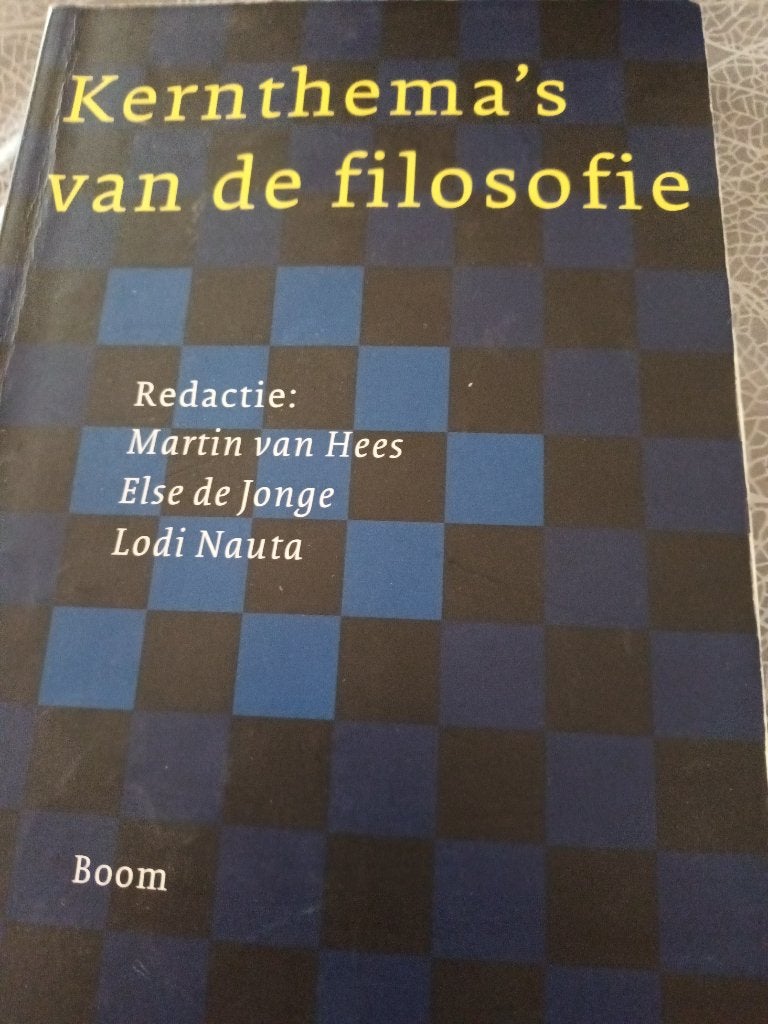 Kernthema's van de filosofie, Boeken, Ophalen of Verzenden, Gelezen, Martine van Hees