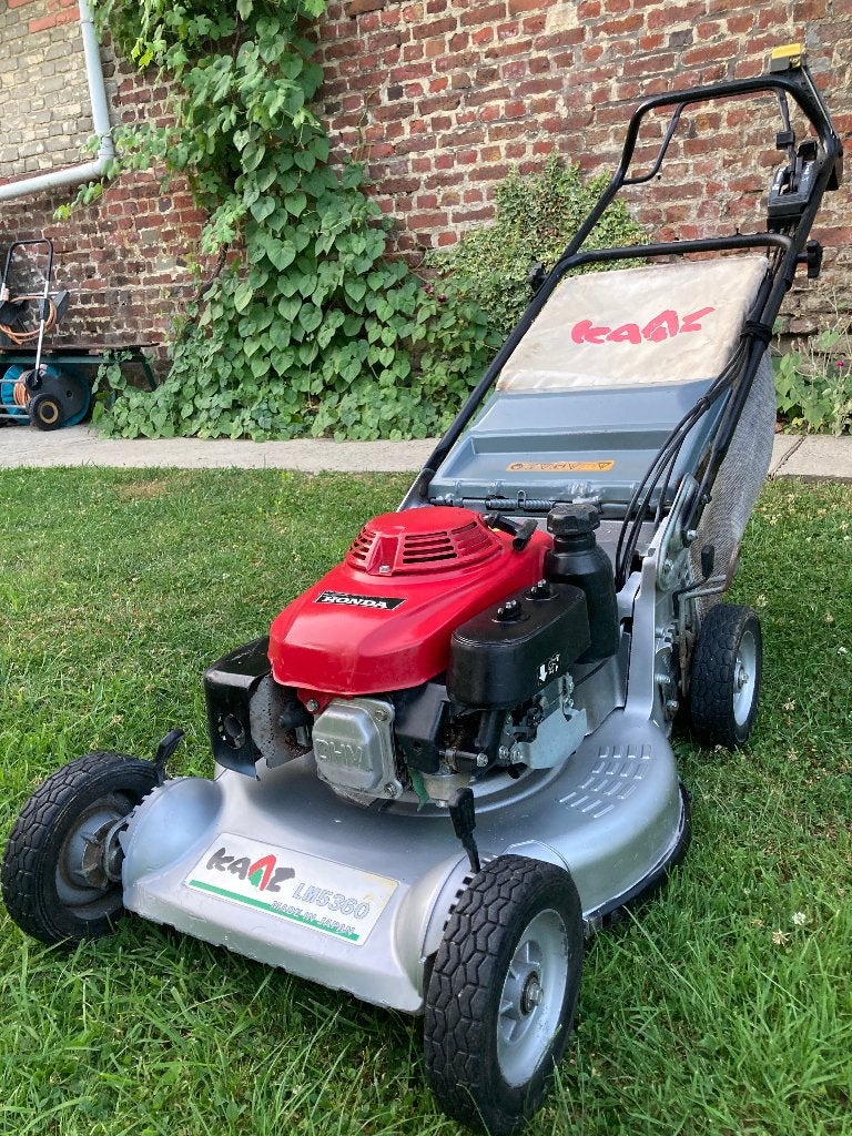 kaaz LM5360, Tuin en Terras, Grasmaaiers, Gebruikt, Benzine-grasmaaier, 50 cm of meer, Kaaz