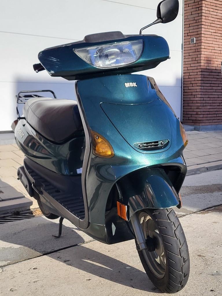 MBK YAMAHA scooter In Jaguar Groen - met alle papieren, Fietsen en Brommers, Brommers | Oldtimers, Ophalen