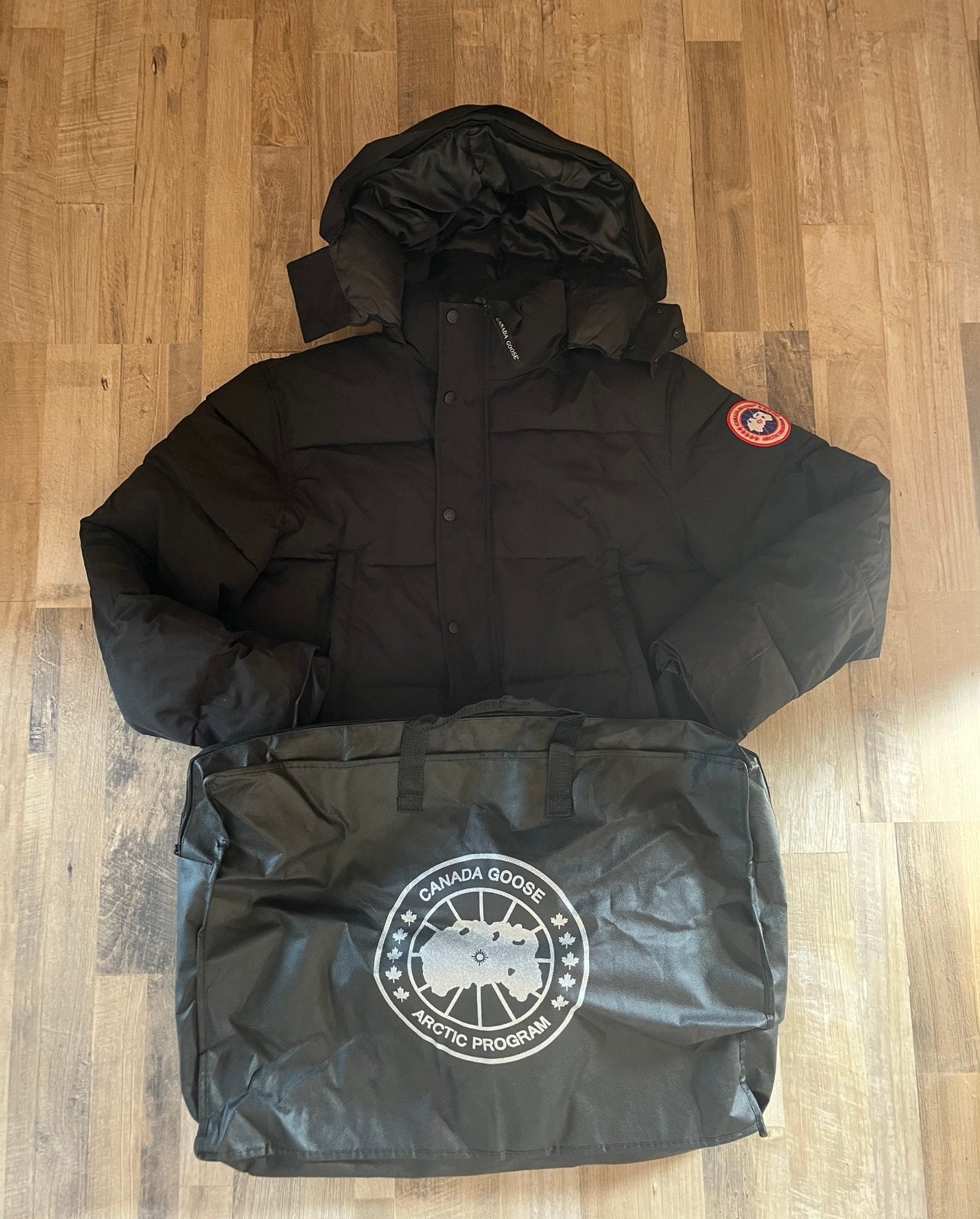 Zwarte canada goose jas, Kleding | Heren, Ophalen, Gedragen, Maat 56/58 (XL), Zwart