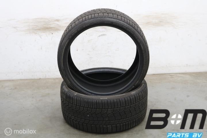 2 x 2853021 100W Conti WinterContact TS860S 7mm 285 30 21, Auto-onderdelen, Banden en Velgen, Gebruikt, 285 mm, Band(en), Personenwagen