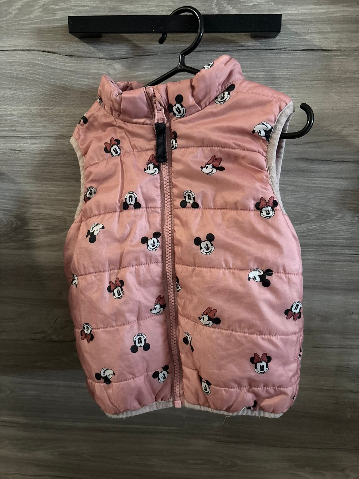 Body warmer disney Baby 80 cm, Ophalen of Verzenden, Zo goed als nieuw, Meisje, Jasje