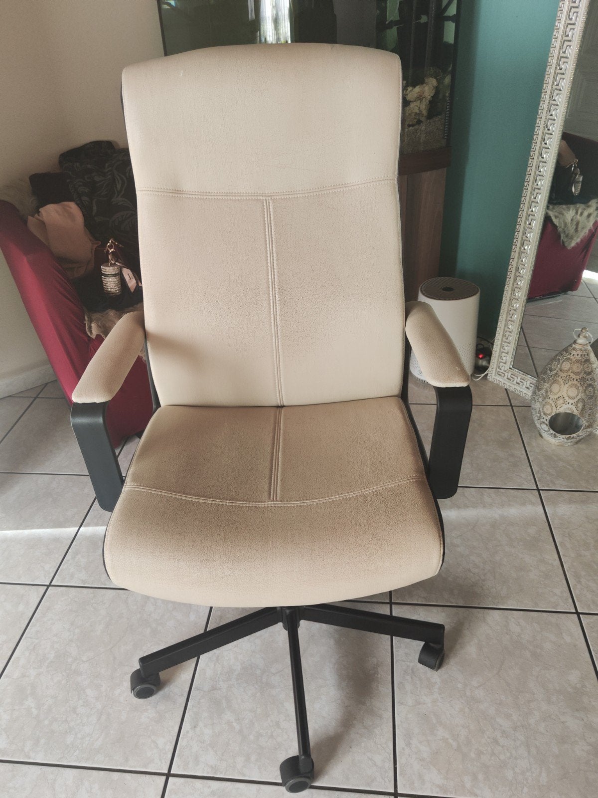 chaise de bureau, Enlèvement, Beige, Chaise de bureau