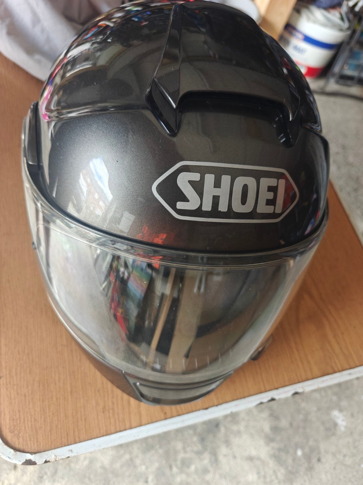 casque shoei neotec amovible, Motos, Enlèvement ou Envoi, S, Shoei