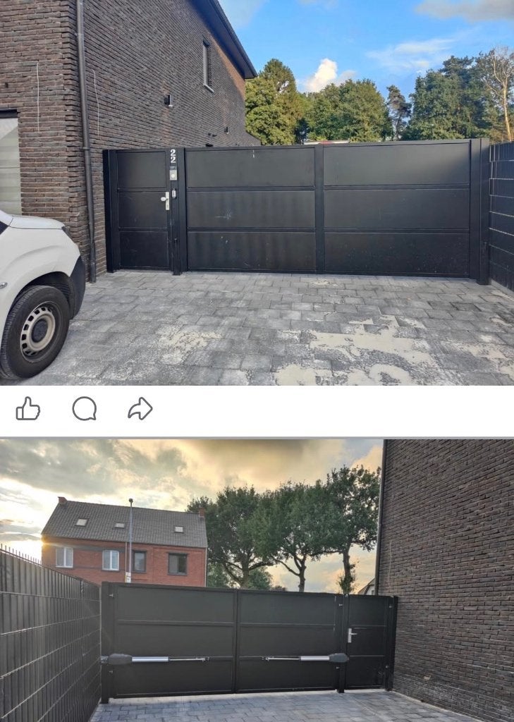 Klappoort en kleine deur, Tuin en Terras, Ophalen, Gebruikt