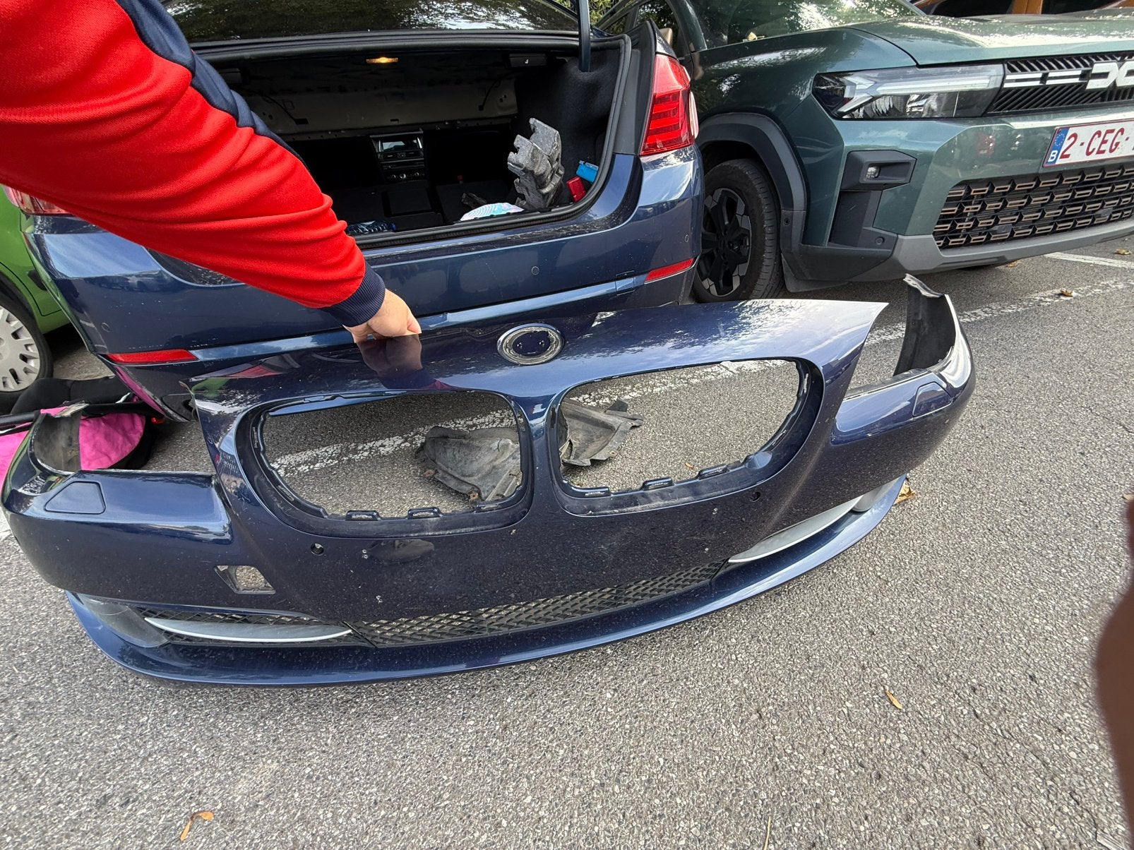 Pare-choc pour F10-F11, Ophalen, BMW