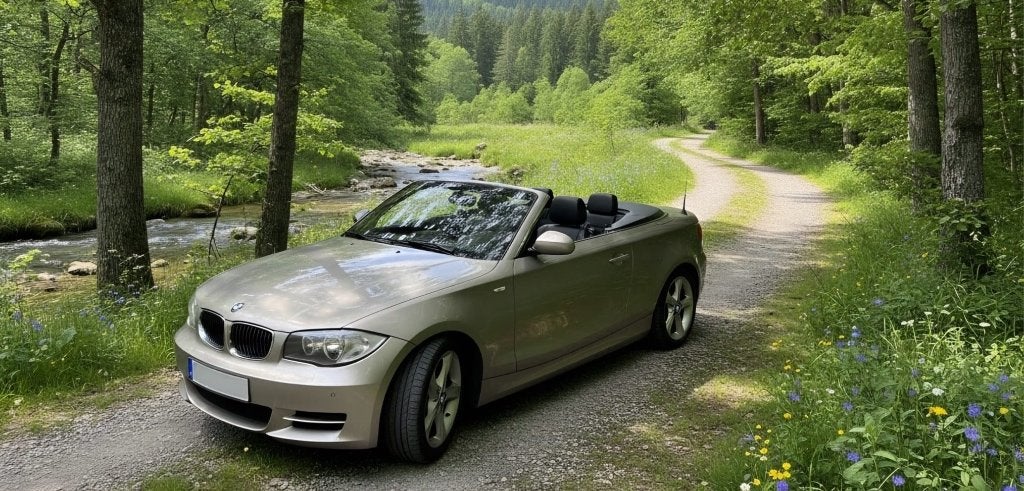 prachtige bmw 118  d cabriolet met 77000 km in nieuwstaat, Auto's, 1995 cc, Cabriolet, Leder, Diesel