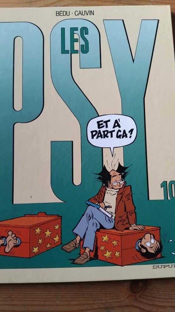 Bd Les psy. 10 van BEDU - CAUVIN, Ophalen of Verzenden