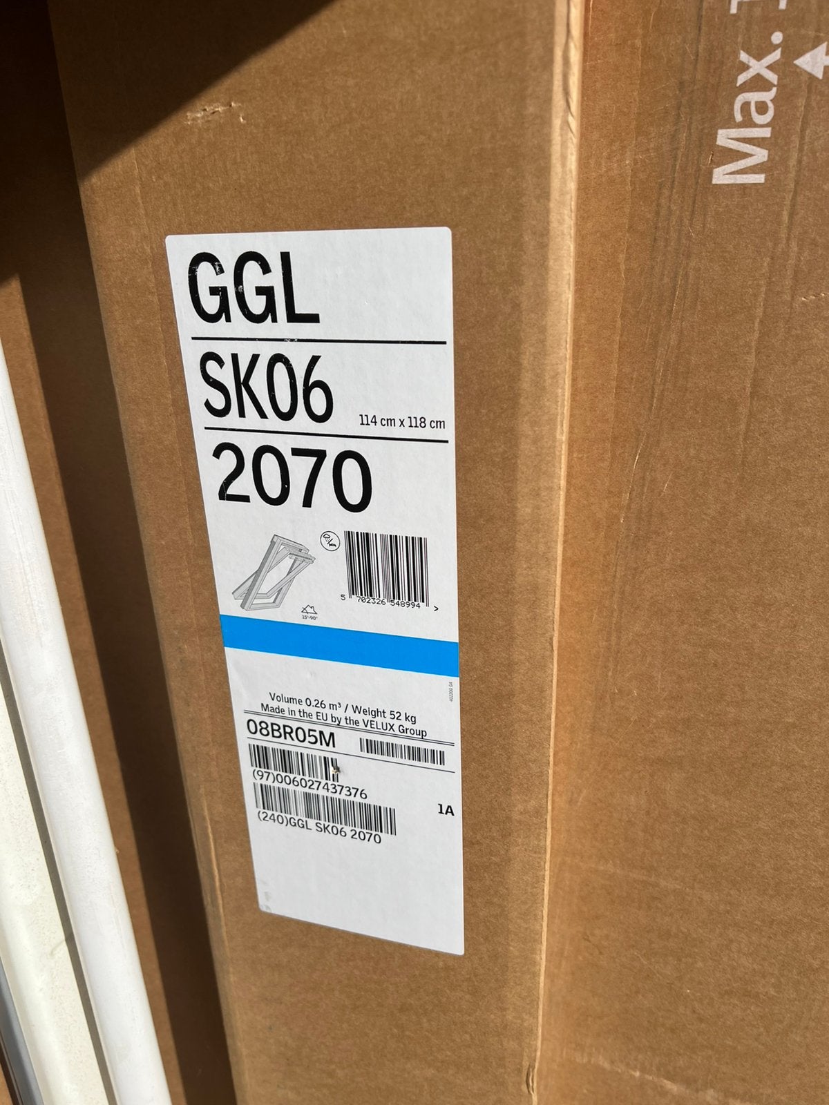 VELUX GGL 2070 2 petits + raccords d’étanchéité), Bricolage & Construction, Enlèvement, Comme neuf, Lucarne