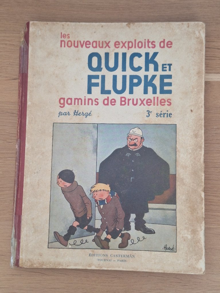 Quick et Flupke gamins de Bruxelles 1940, Une BD, Enlèvement, Utilisé, HERGE