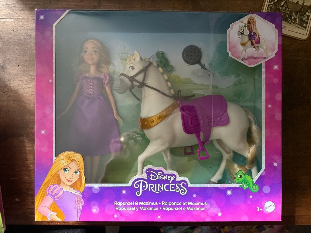 Mattel Nieuw in verpakking: Disney Rapunzel & Maximus, Ophalen of Verzenden, Nieuw
