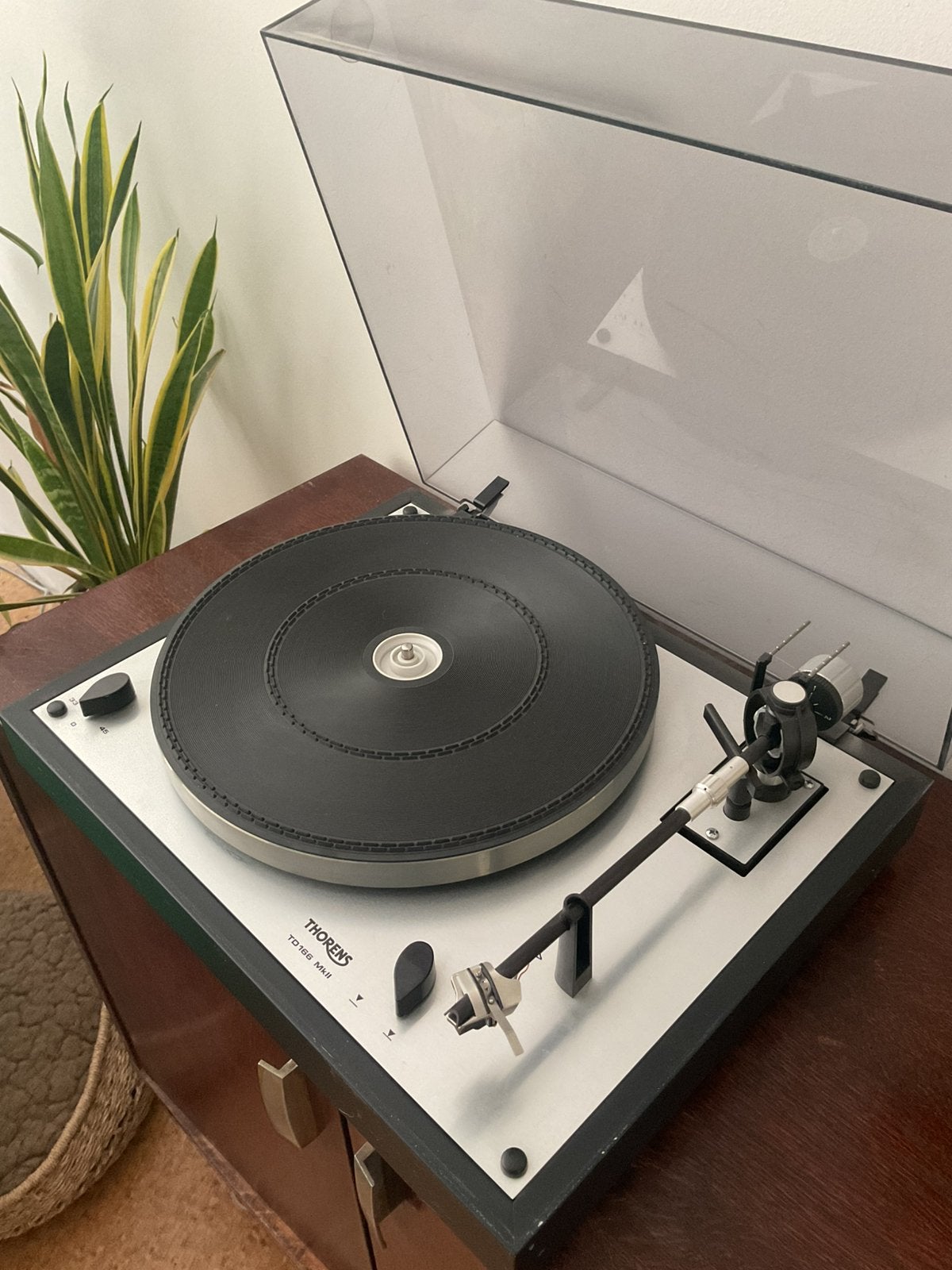 Thorens TD 166 MK2, TV, Hi-fi & Vidéo, Tourne-disques, Enlèvement, Comme neuf, Thorens