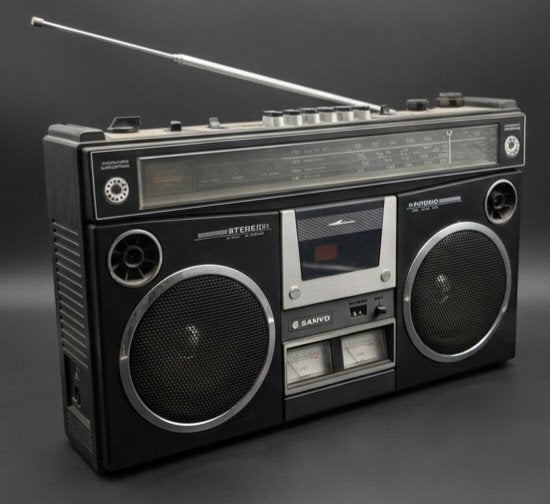 Boombox Sanyo M4500LU, Audio, Tv en Foto, Radio's, Ophalen, Zo goed als nieuw, Radio