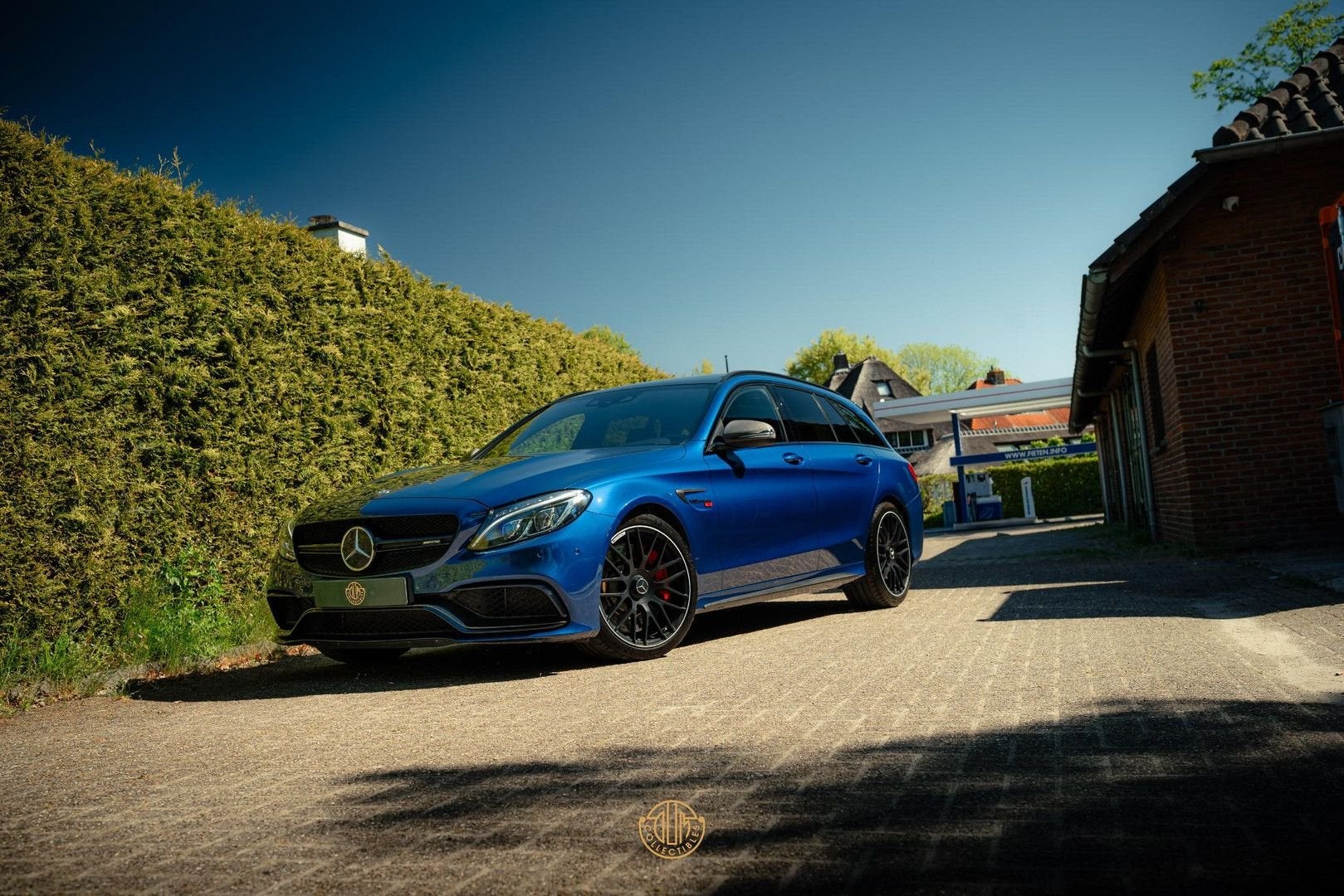 Mercedes-Benz C 63 AMG Estate S 700, Auto's, Automaat, Zwart, Blauw, Break