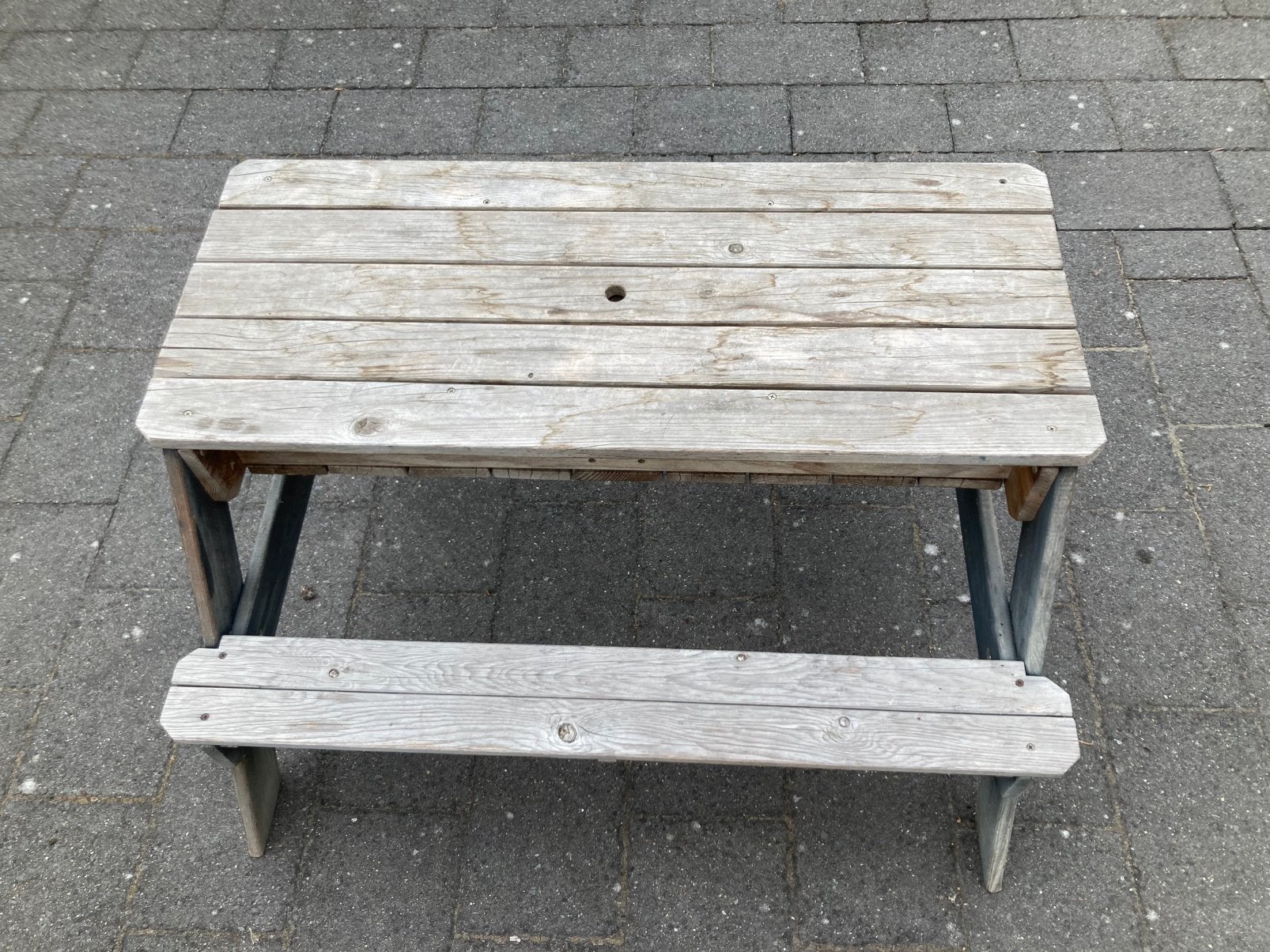 Kinderpicknicktafel, Ophalen, Gebruikt, Hout
