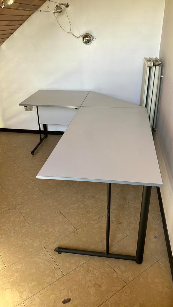 Bureau in L-vorm, Huis en Inrichting, Ophalen, Demontabel, Gebruikt, 150 cm