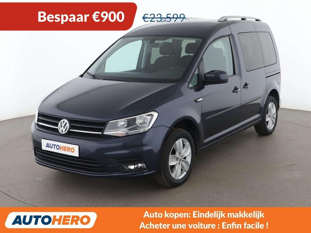Volkswagen Caddy 1.4 TSI Trendline BlueMotion Tech, Stof, Blauw, Lichtsensor, 1395 cc