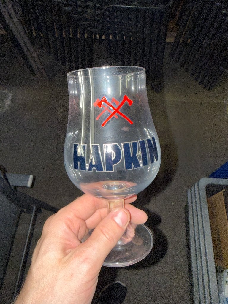 Glas Hapkin, Ophalen, Nieuw, Bierglas
