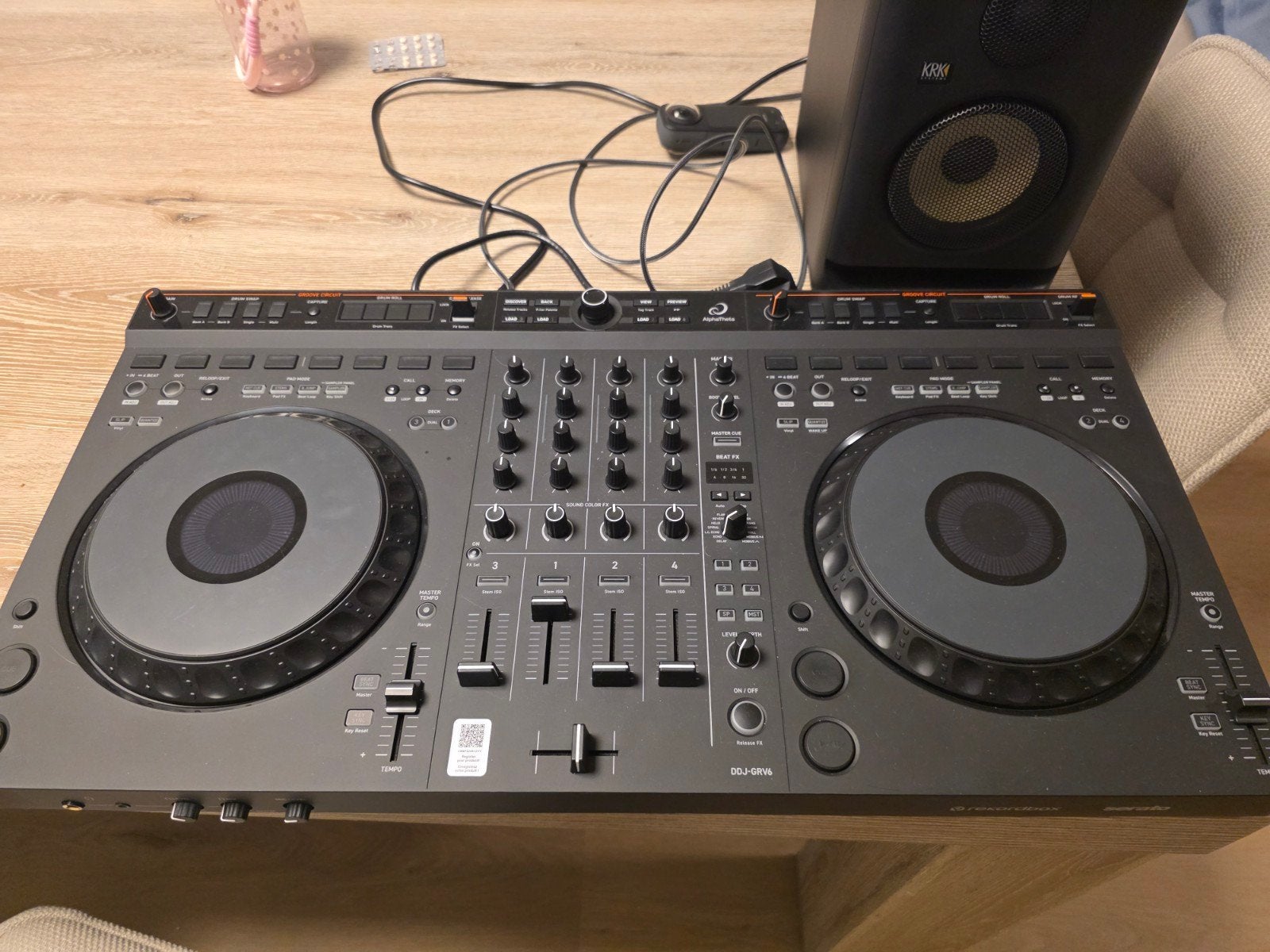Pioneer ddj-GRV6 + flightbag, Muziek en Instrumenten, Dj-sets en Draaitafels, Ophalen of Verzenden, Pioneer