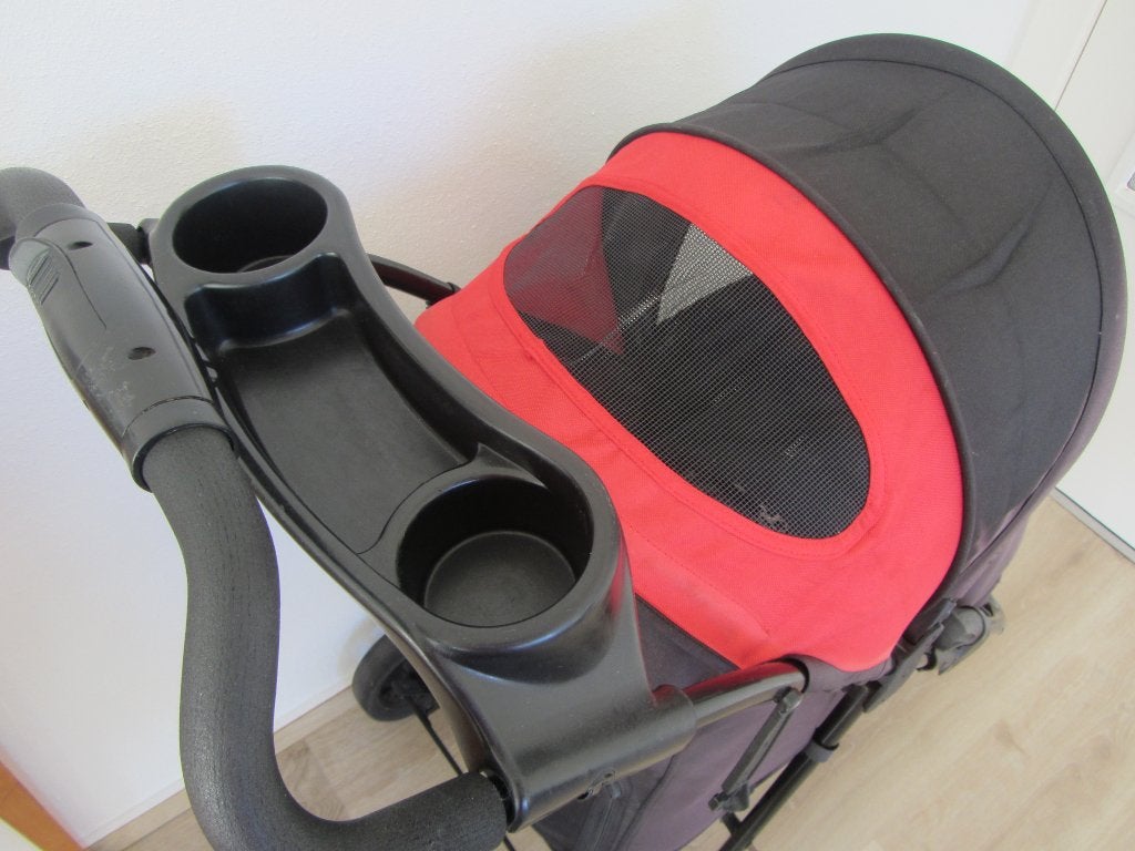 Hondenbuggy met regenzeil, max 20 kg, Ophalen, Hondenbuggy