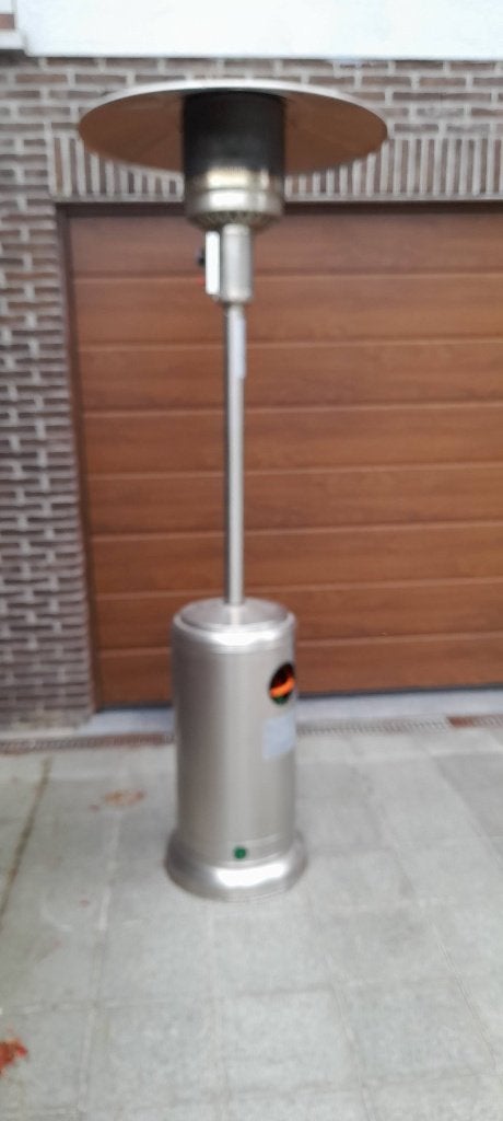 Radiateur de terrasse au gaz/chauffage de terrasse, Enlèvement, Utilisé, Gaz, Sol