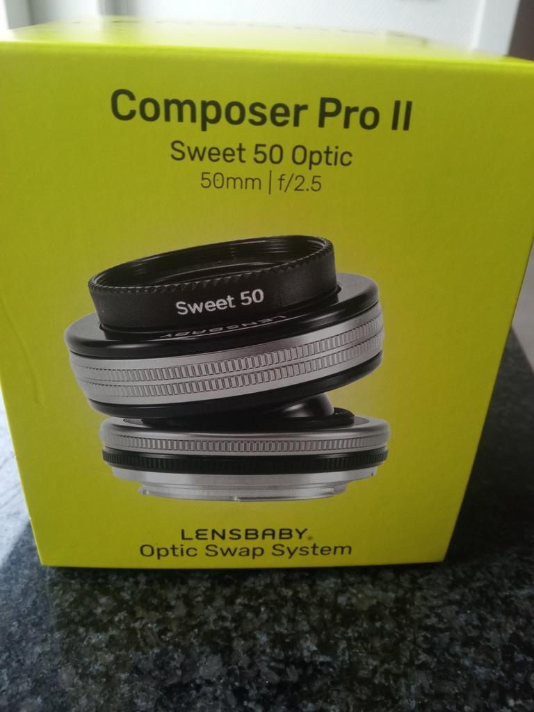 (Fuji X) Lensbaby Composer Pro II met lens 50 mm, Enlèvement