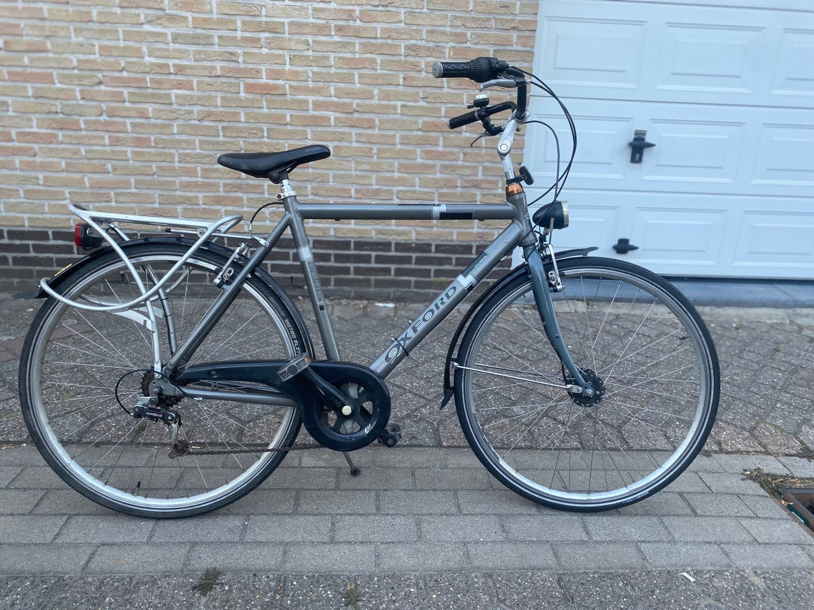 Herenfiets oxford met versnellingen, Fietsen en Brommers, Ophalen, Zo goed als nieuw, Versnellingen