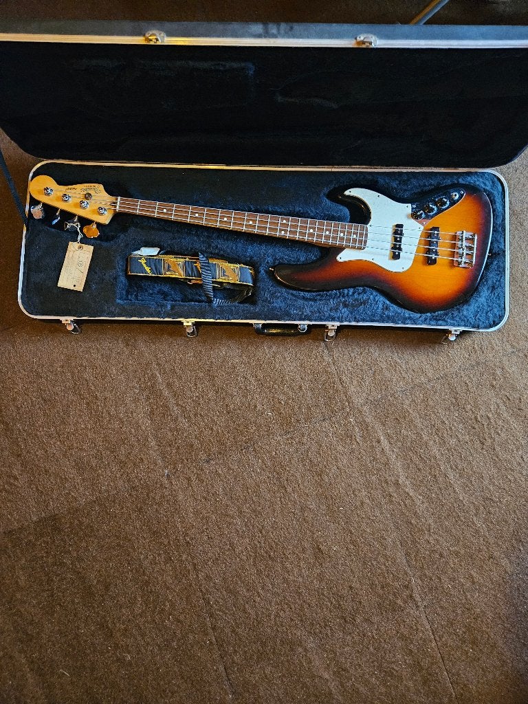 fender jazz bass usa 1993, Muziek en Instrumenten, Snaarinstrumenten | Gitaren | Bas, Ophalen, Zo goed als nieuw, Elektrisch