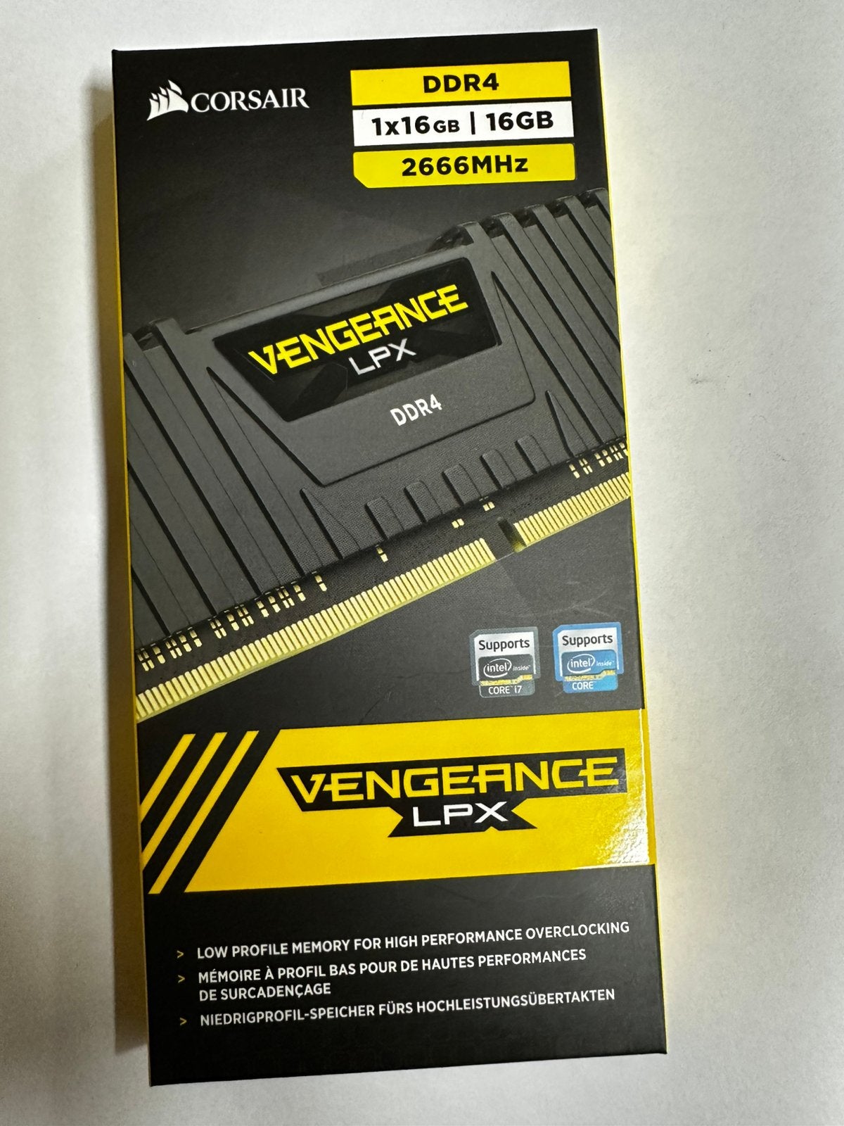 Barrette RAM Corsair Vengeance LPX 16Go DDR4 2666MHz - NEUVE, Informatique & Logiciels, Enlèvement ou Envoi, Comme neuf, DDR4