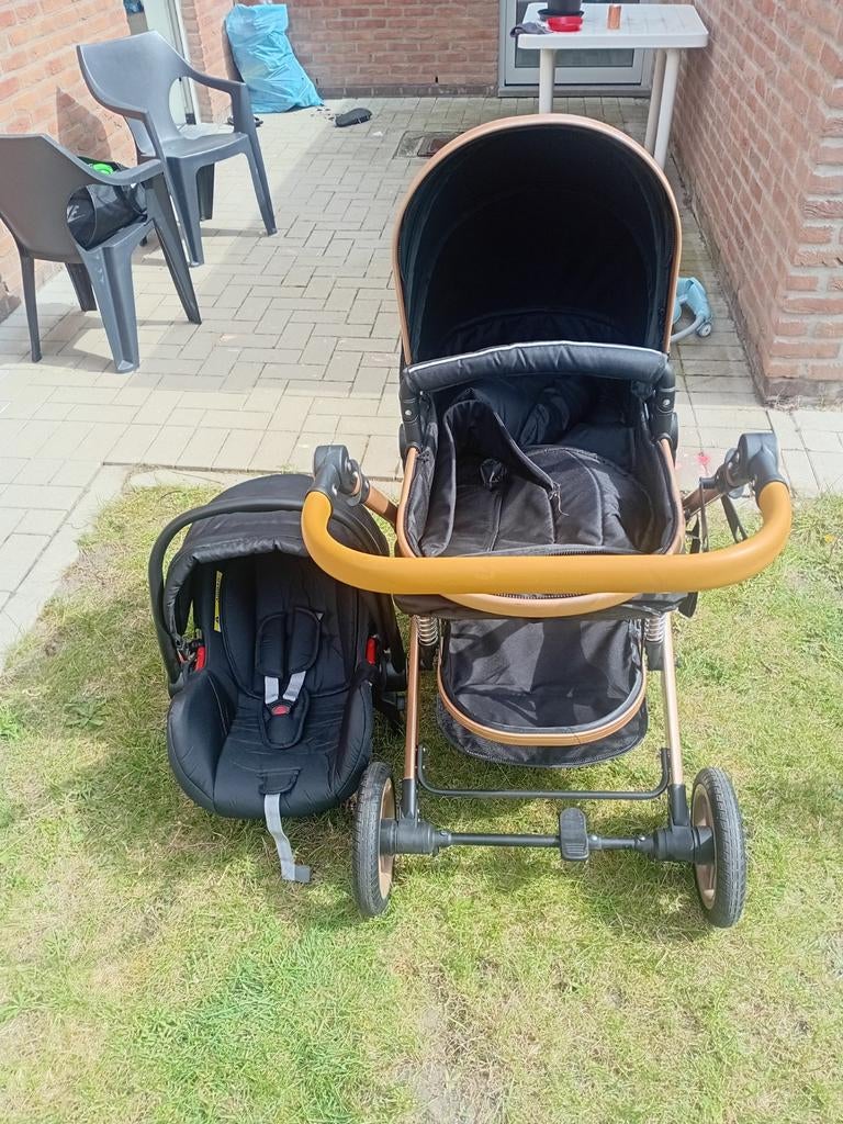 Baby wagen met maxicosi, Ophalen