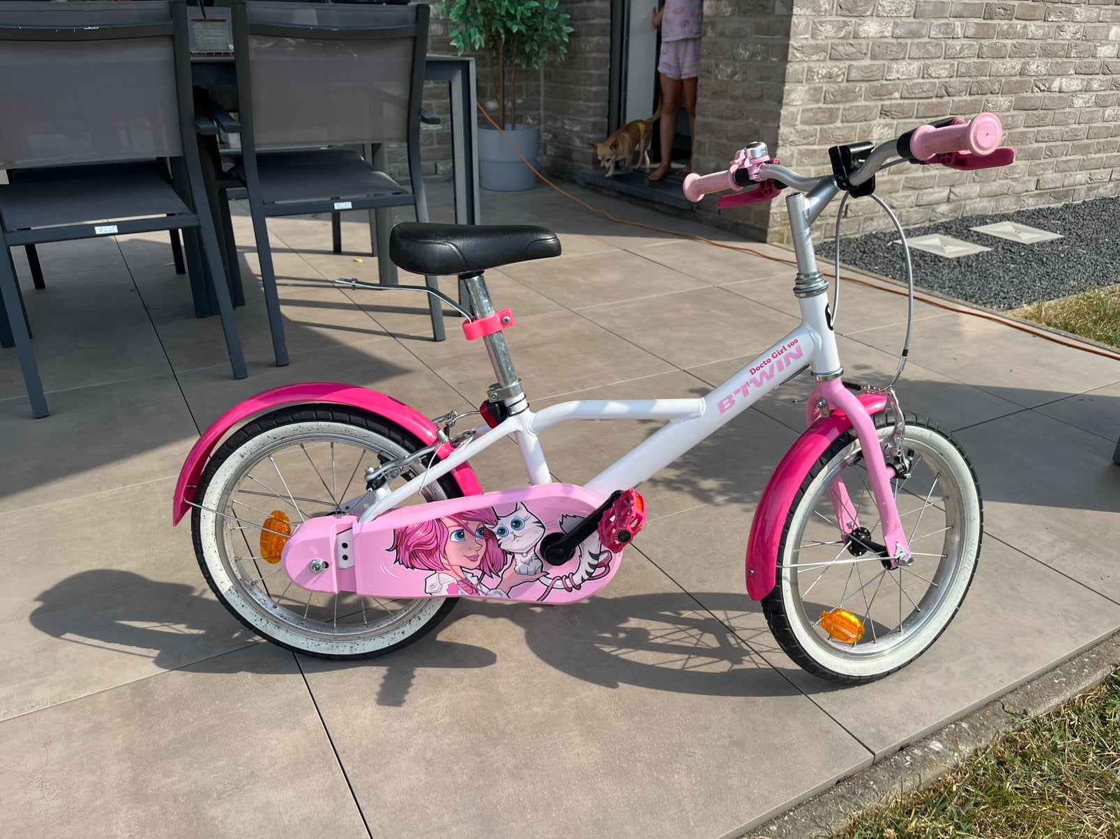 BTWIN kinderfiets 14 inch, Fietsen en Brommers, Ophalen, Zo goed als nieuw