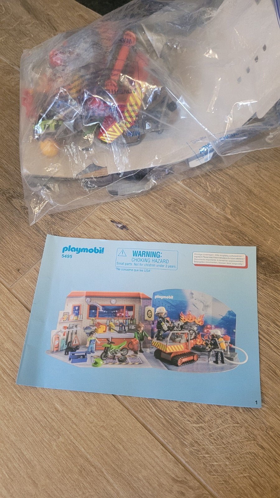 Playmobil brandweerset 5495, Ophalen