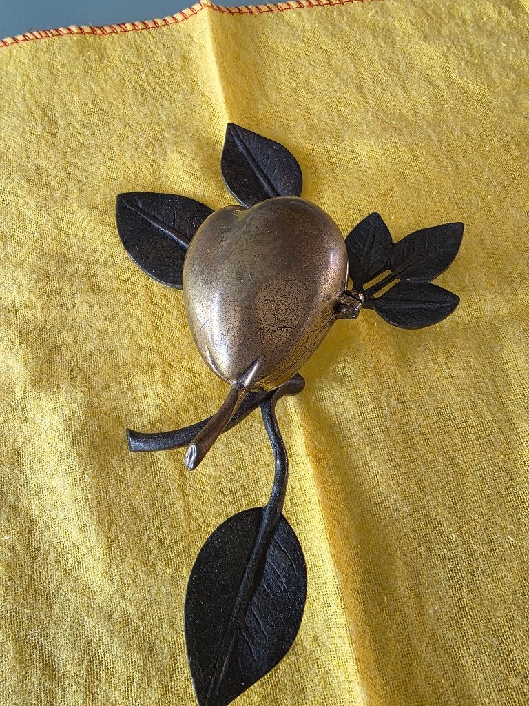 Vintage Bronzen Sieradendoosje /, Ophalen, Brons