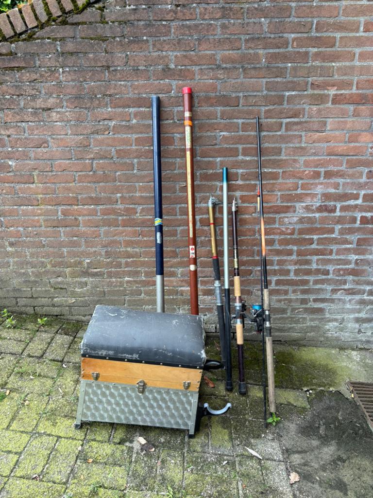 Visgerief, Watersport en Boten, Hengelsport | Algemeen, Ophalen, Gebruikt