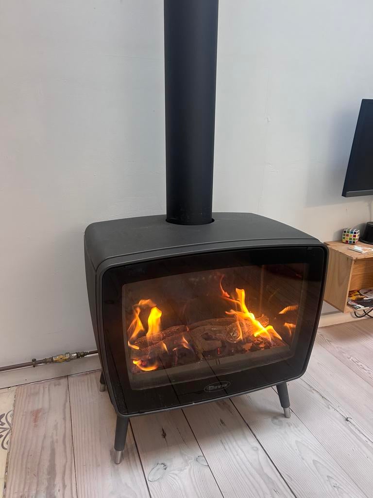 Gaskachel, Huis en Inrichting, Haarden, Ophalen, Gebruikt, Vrijstaande haard, Gashaard