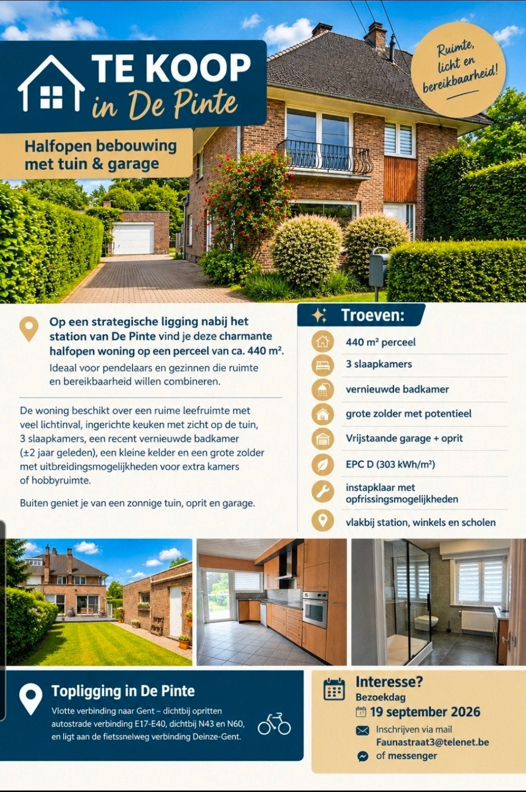 halfopen bebouwing te koop, Immo, Huizen en Appartementen te koop
