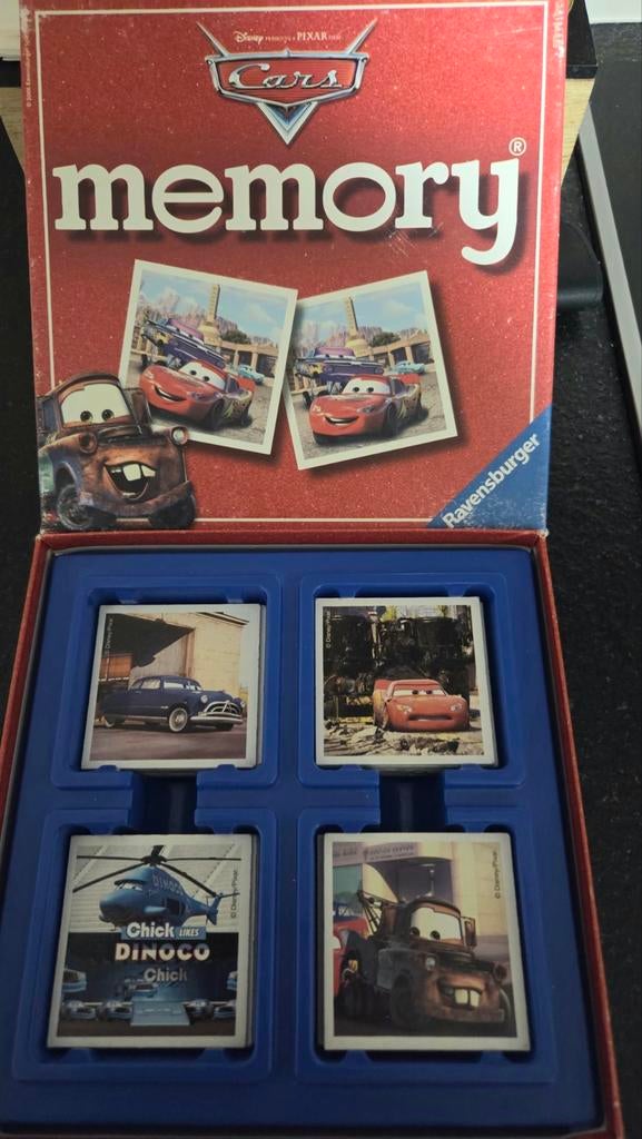 Memory spel. CARS, Hobby en Vrije tijd, Ophalen