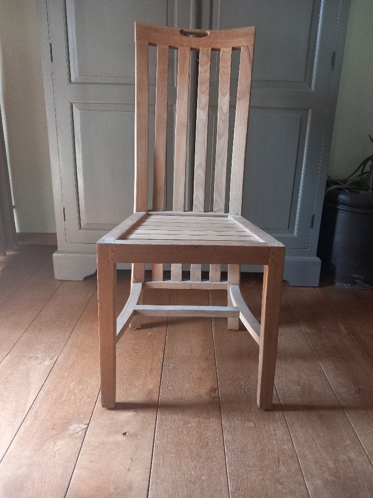 nouvelle chaise de bureau en teck chaise de salle à manger, Neuf, Landelijke koloniale met rok industrieel, Brun, Enlèvement