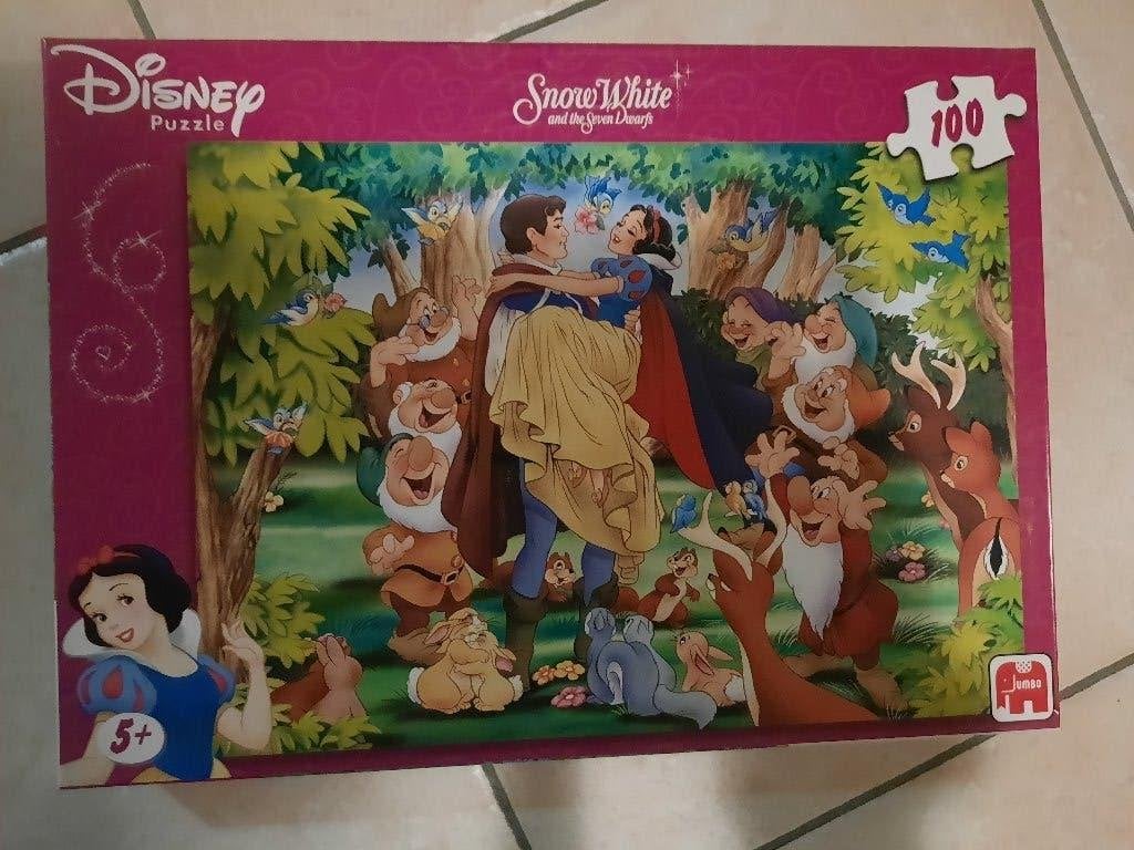 Puzzel Sneeuwwitje, Ophalen, Meer dan 50 stukjes, Gebruikt, 6 jaar of ouder