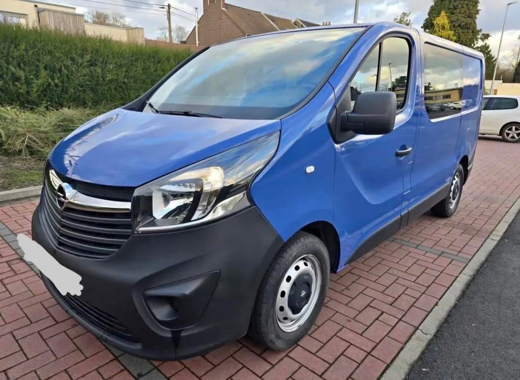 Opel vivaro 1.6cdti dubbel cabine lichte vracht 1.6 euro 6, Auto's, Opel, Vivaro, Euro 6, Bedrijf, Radio
