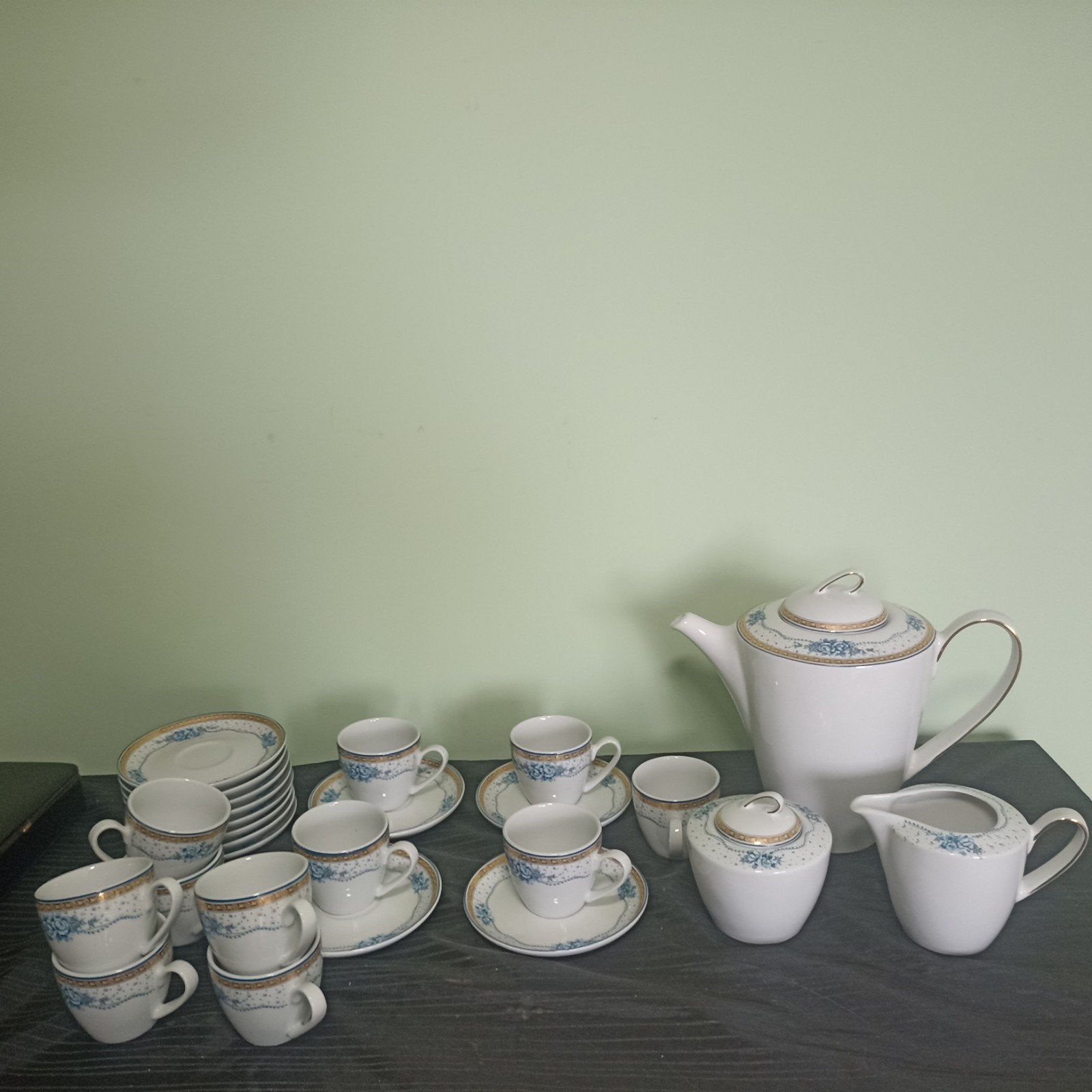 Vintage Tognana Italiaans Espresso Servies – 11-persoons – A, Verzenden