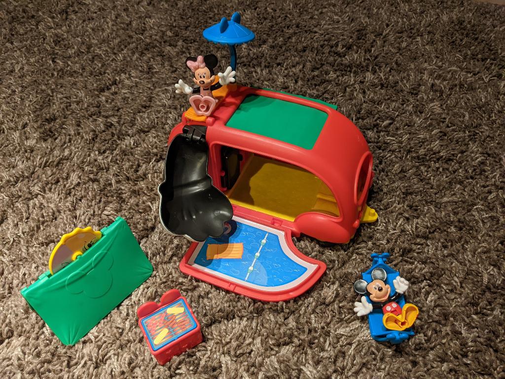 Disney Mickey Mouse clubhouse cruising camper, Ophalen of Verzenden, Zo goed als nieuw, Plastic