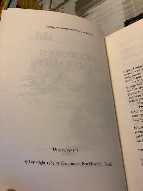 Gezworen kameraden - Heiman *vintage jeugdboek*, Boeken, Gelezen, Heiman, 5 of 6 jaar, Fictie algemeen