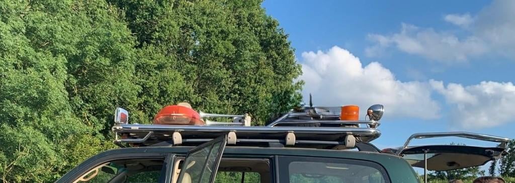 Dakdrager  inox Toyota Landcruiser 100, Auto diversen, Dakdragers, Ophalen, Gebruikt